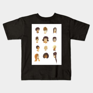 60s hairstyles Kids T-Shirt